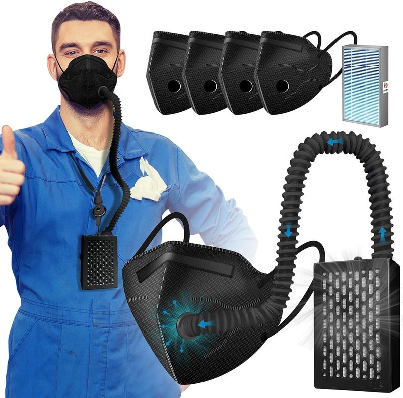 Rsenr Easy to Wear Mskes with Fan for Outdoor Sport,Good Product - Image 1